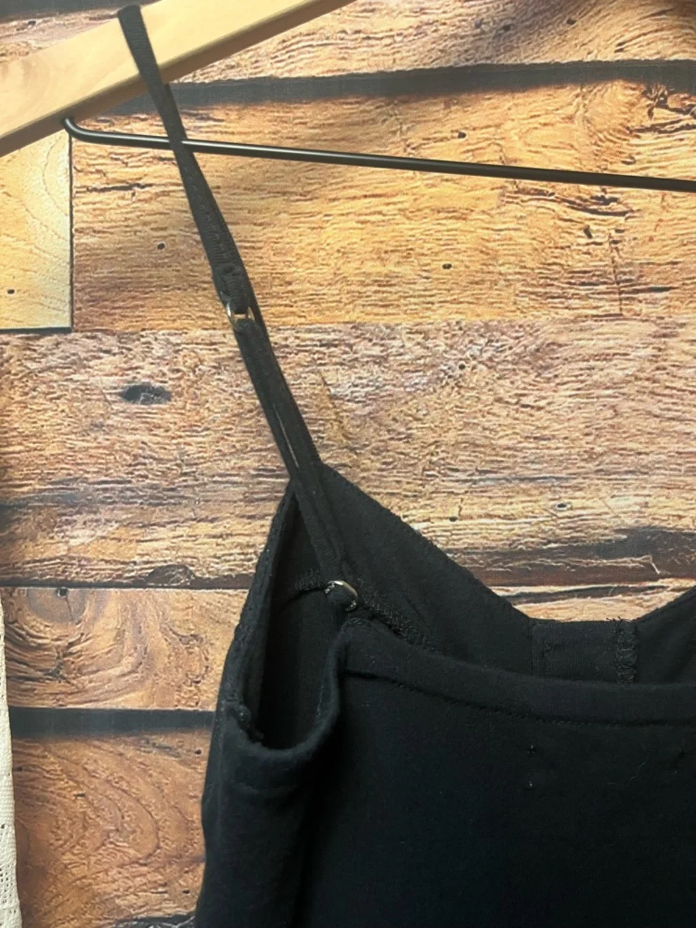 Aeropostale Black Mini Skater Dress with Spaghetti Straps (195) - Picture 8 of 13
